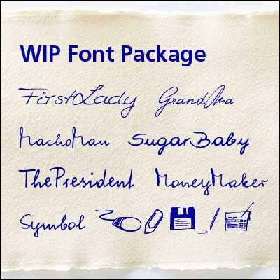 WIP Fonts Package